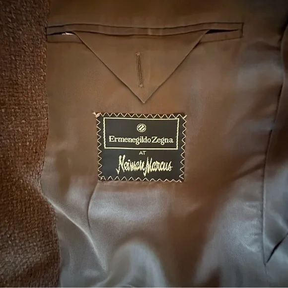 Ermenegildo Zegna Cashmere Silk Blend Sport Coat - 42L